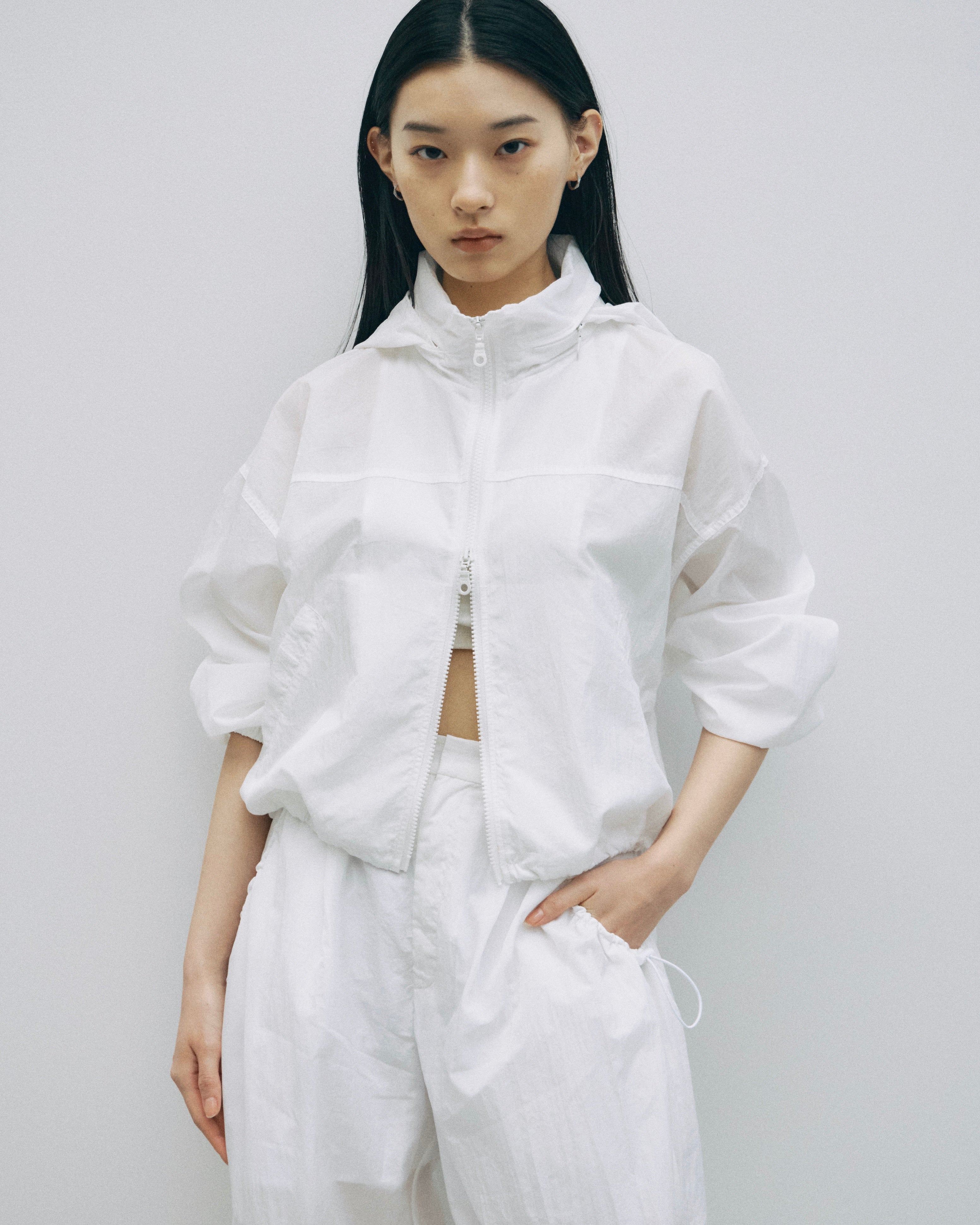 Nylon Taffeta Blouson – JSELF