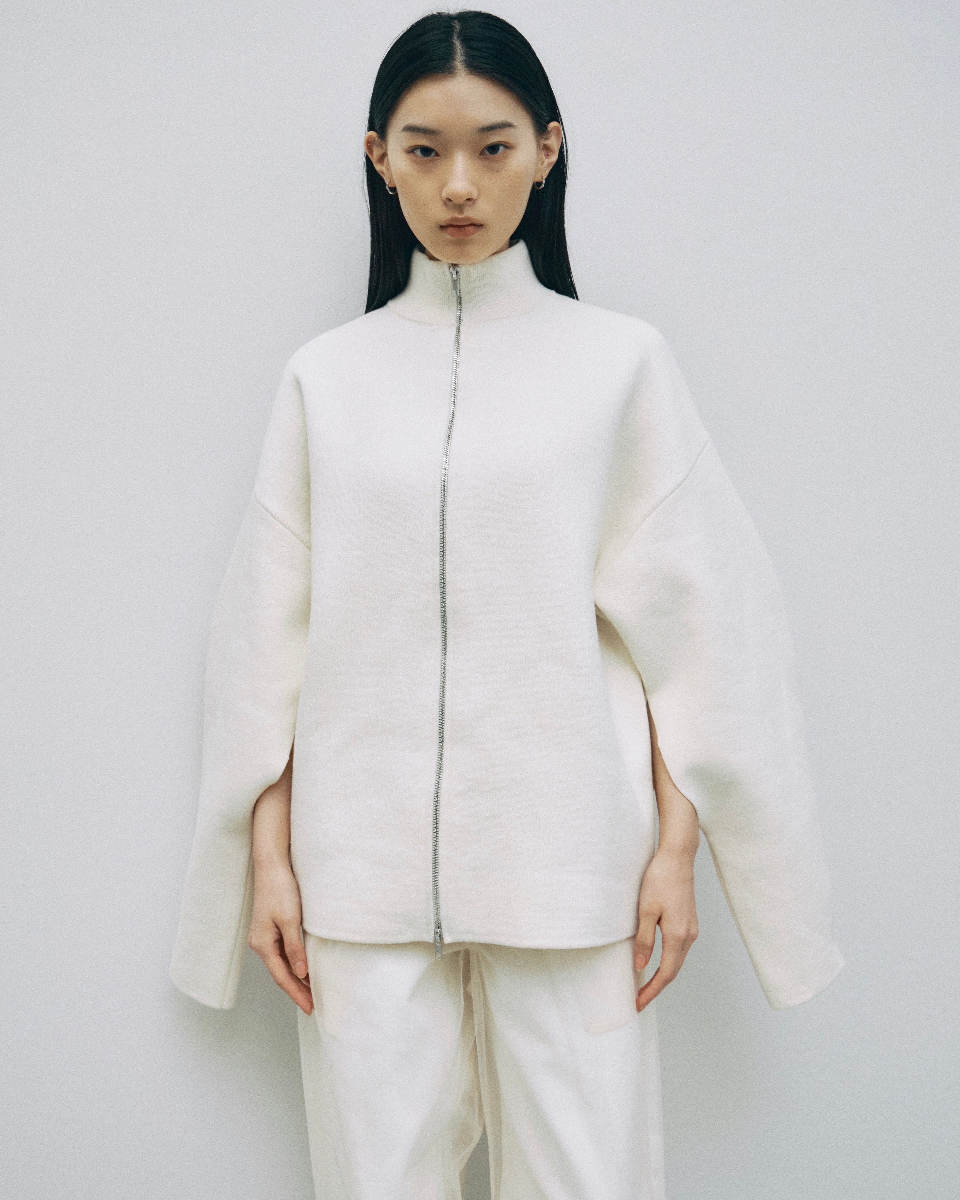ssstein シュタイン】 SILK NEP CLOTH DRIZZLER JACKET / BLACK