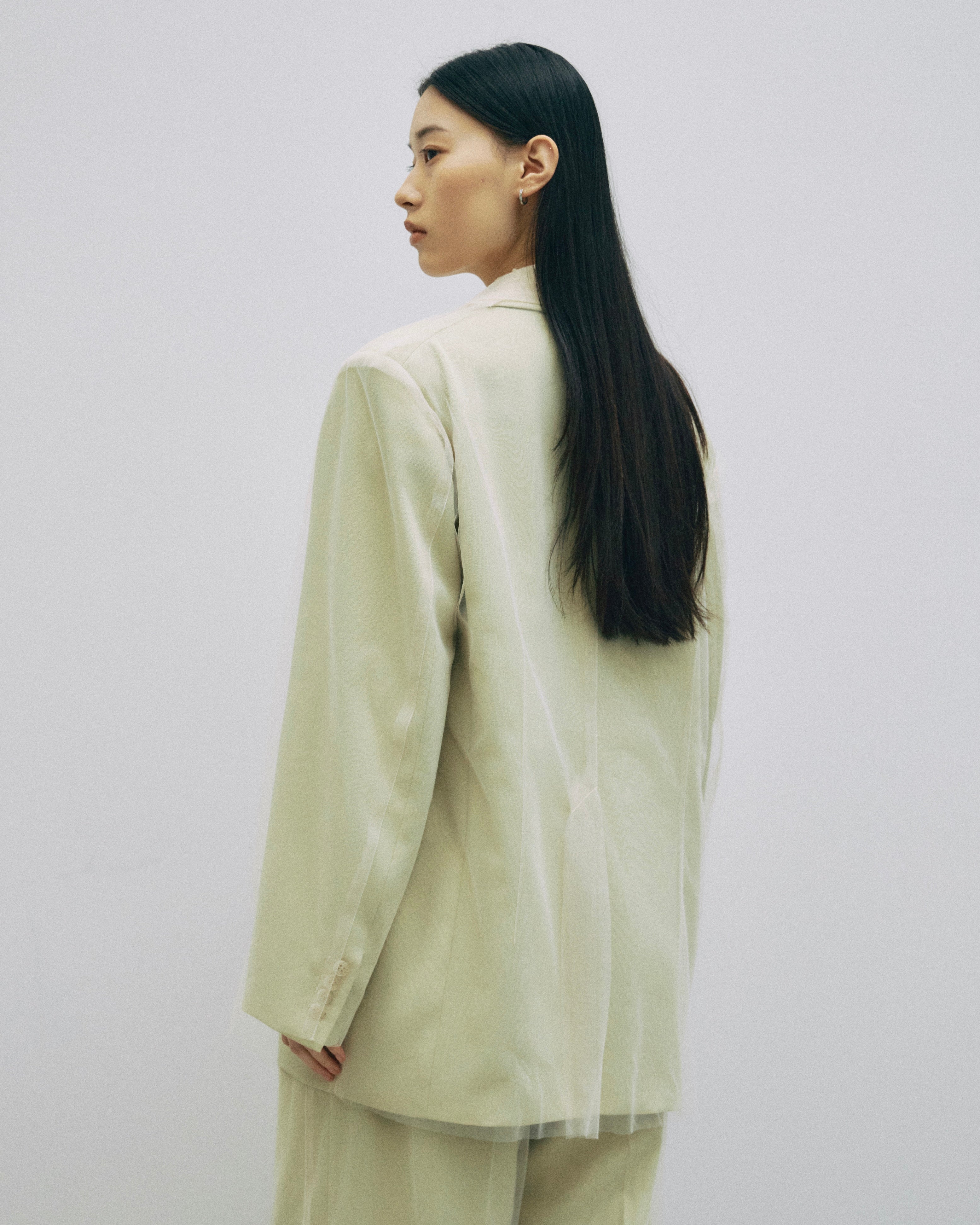 JSELF ジゼルフ Tulle Layered Jacket 新品タグ付 Tulle Layered Jacket – JSELF