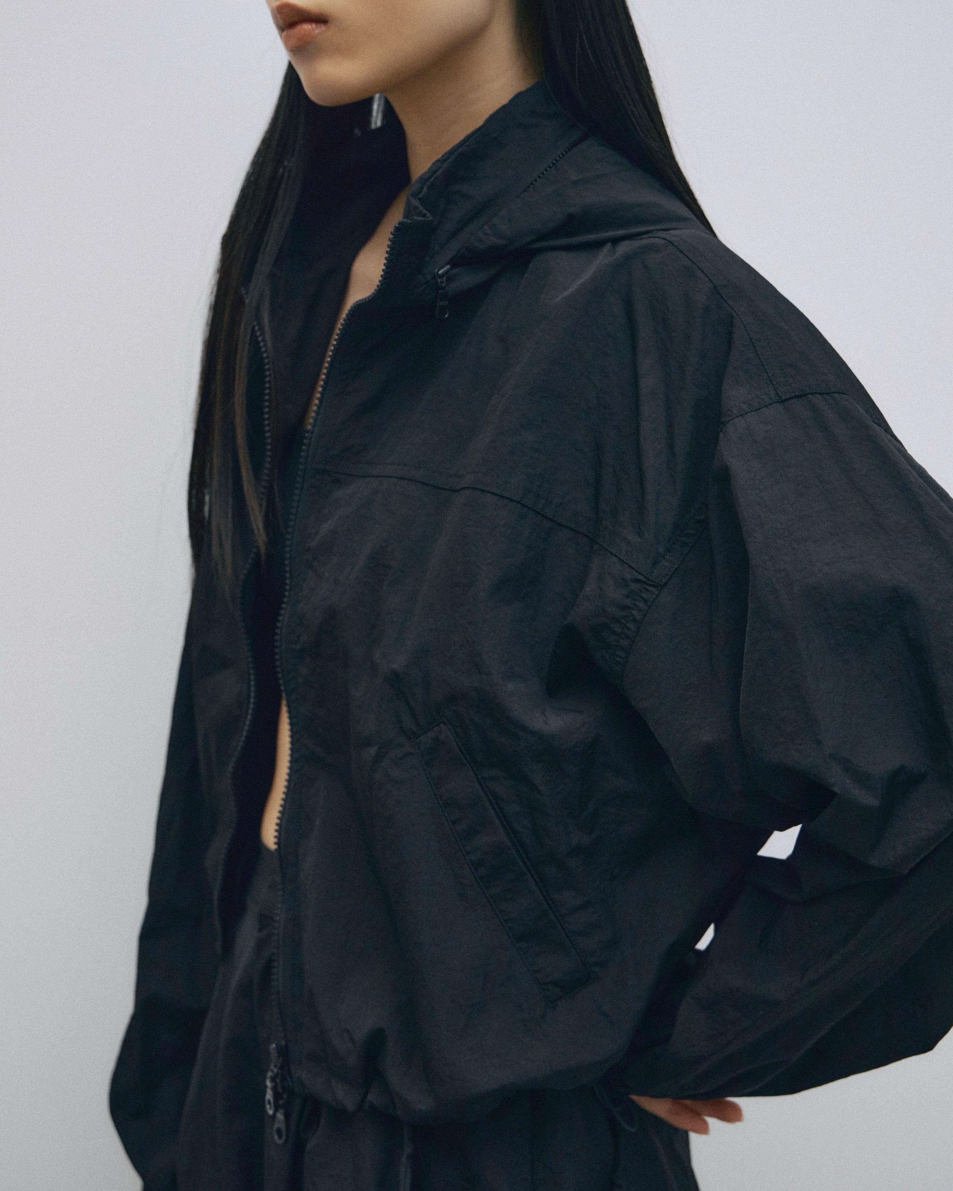 美品♪ JSELF Nylon Taffeta Blouson Nylon Taffeta Blouson – JSELF