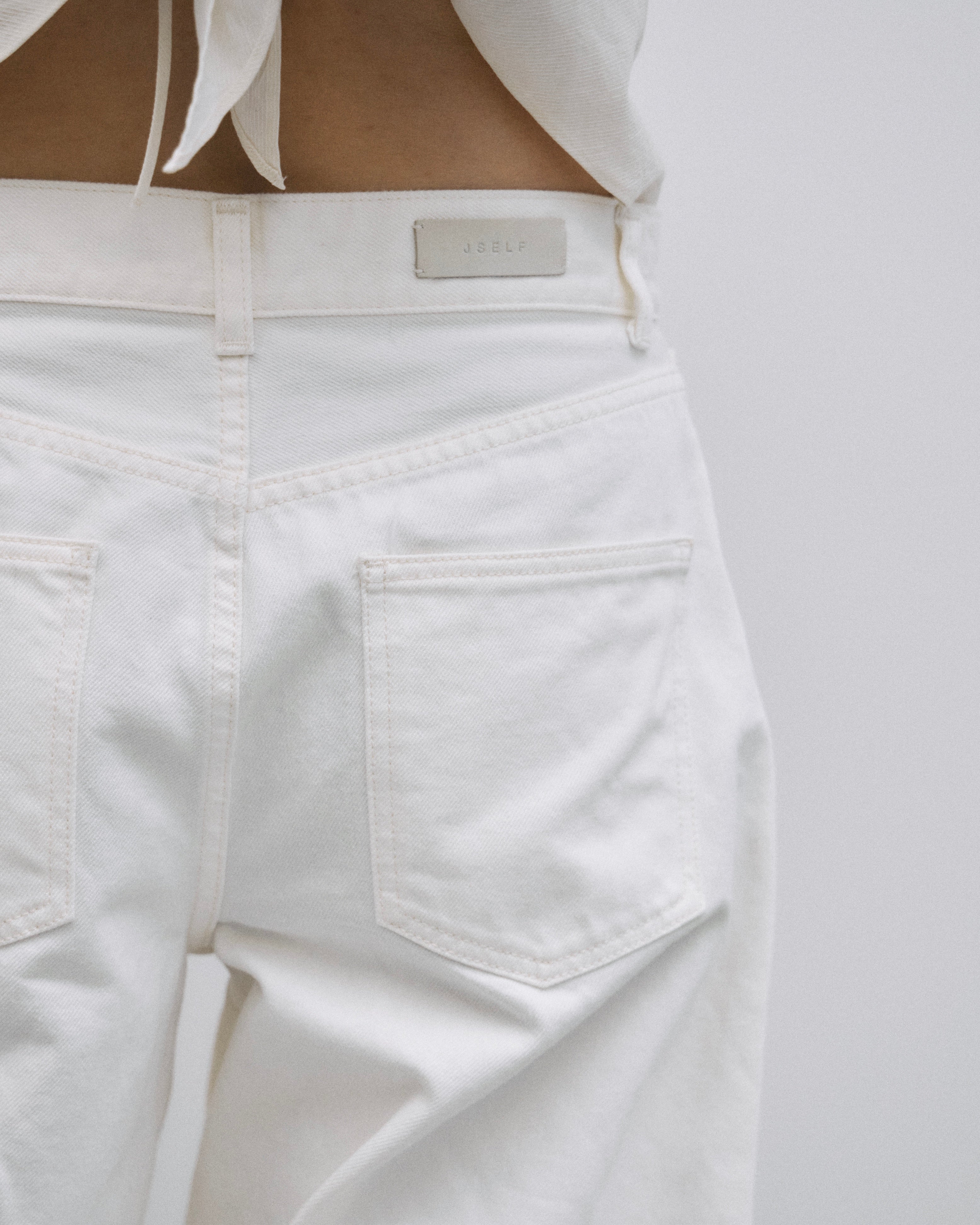 値下げ！JSELF Wide Loose Denim White ［25］ 値下げ！JSELF Wide Loose Denim White ［25］ Wide Loose Denim