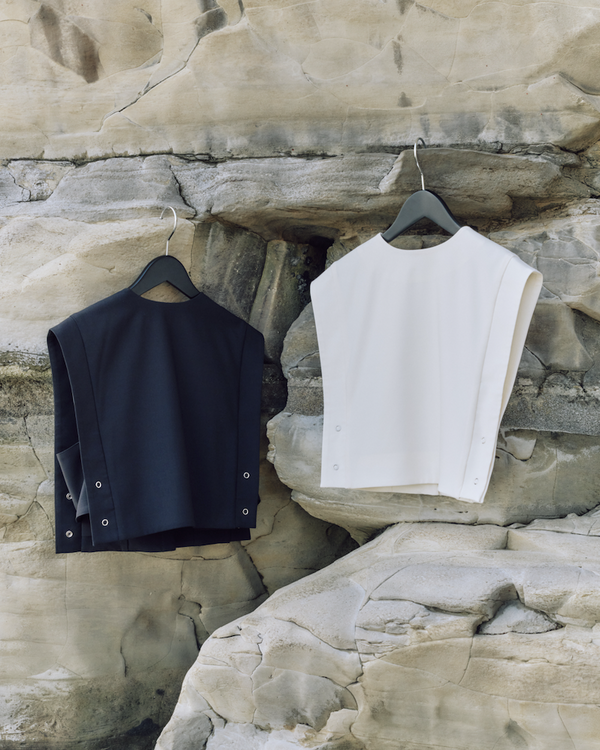 Snap Button Short Tops