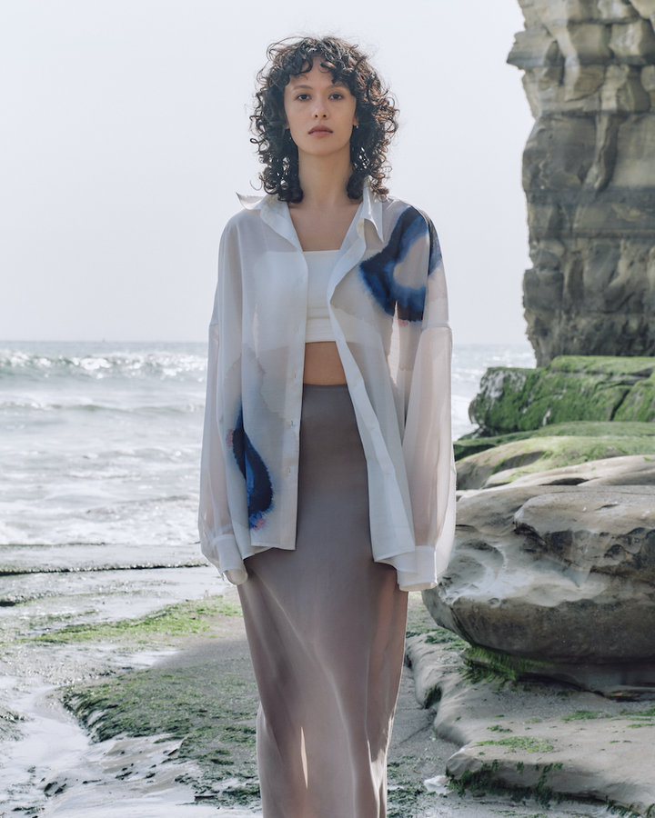 Print Shirt - 雫 - – JSELF Print Shirt - 雫 - – JSELF