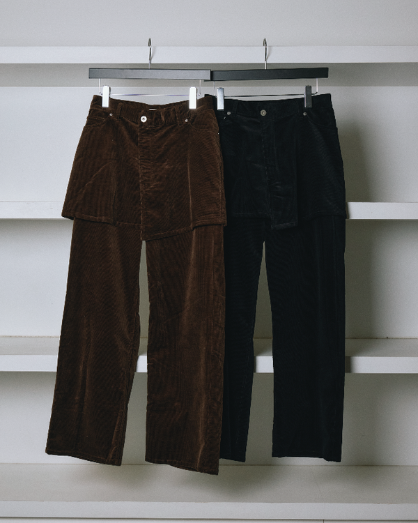 Corduroy Skirt Pants