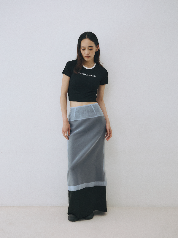 Sheer Layered Skirt – JSELF Sheer Layered Skirt – JSELF