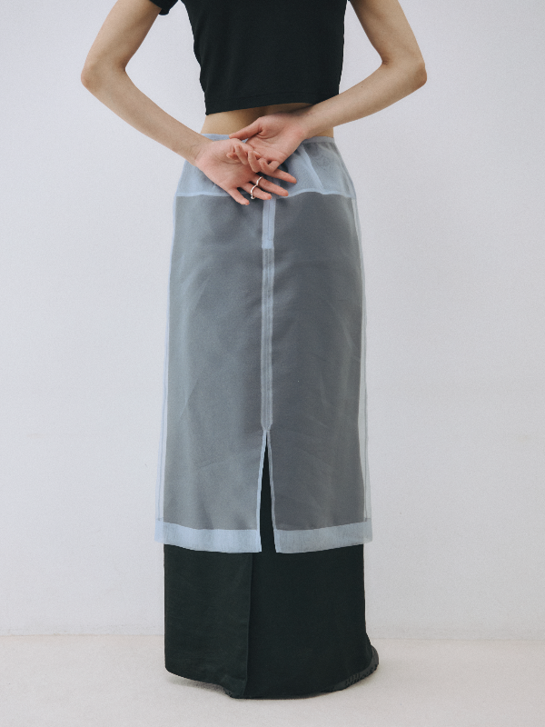 Sheer Layered Skirt – JSELF