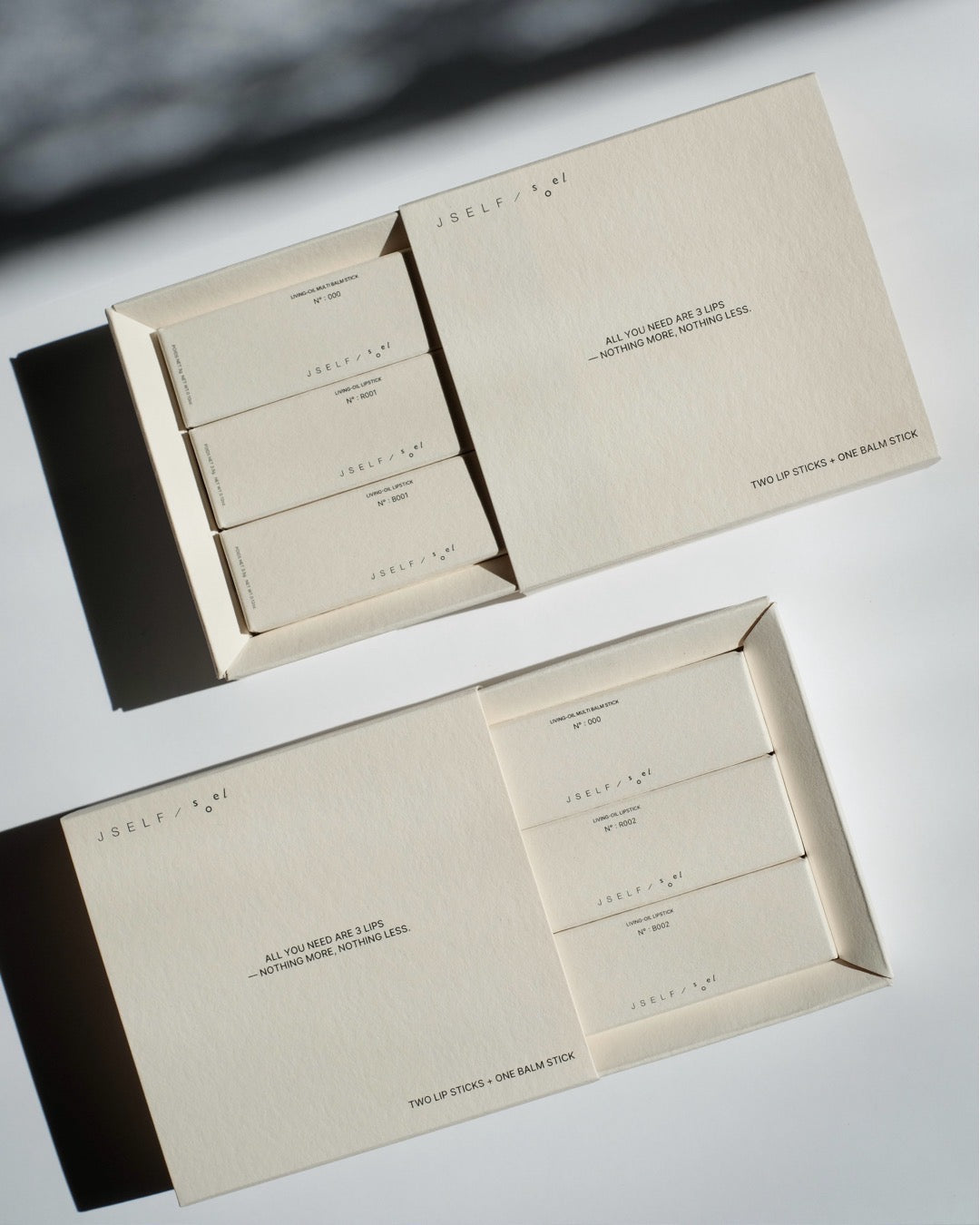 JSELF × soel LIVING-OIL 3 STICK SET 002