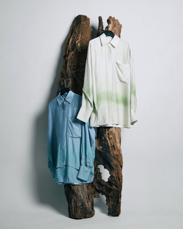 Print Silk Shirts -四季-