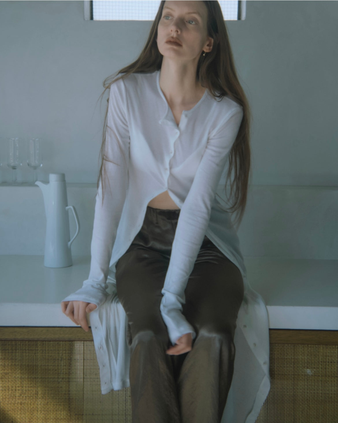 JSELF ジセルフ　Design Fit Long Cardigan ブラック Design Fit Long Cardigan – JSELF