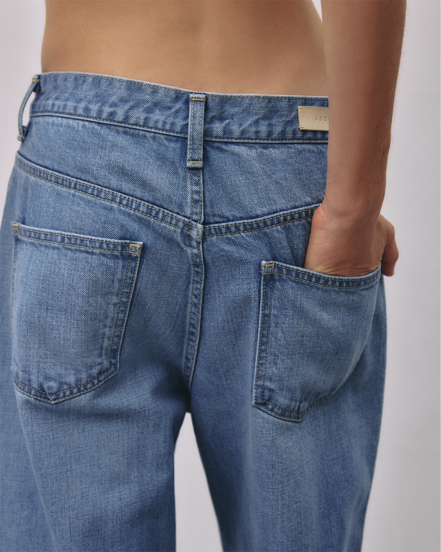 jself ジセルフ　Straight Loose Denim LOOSE