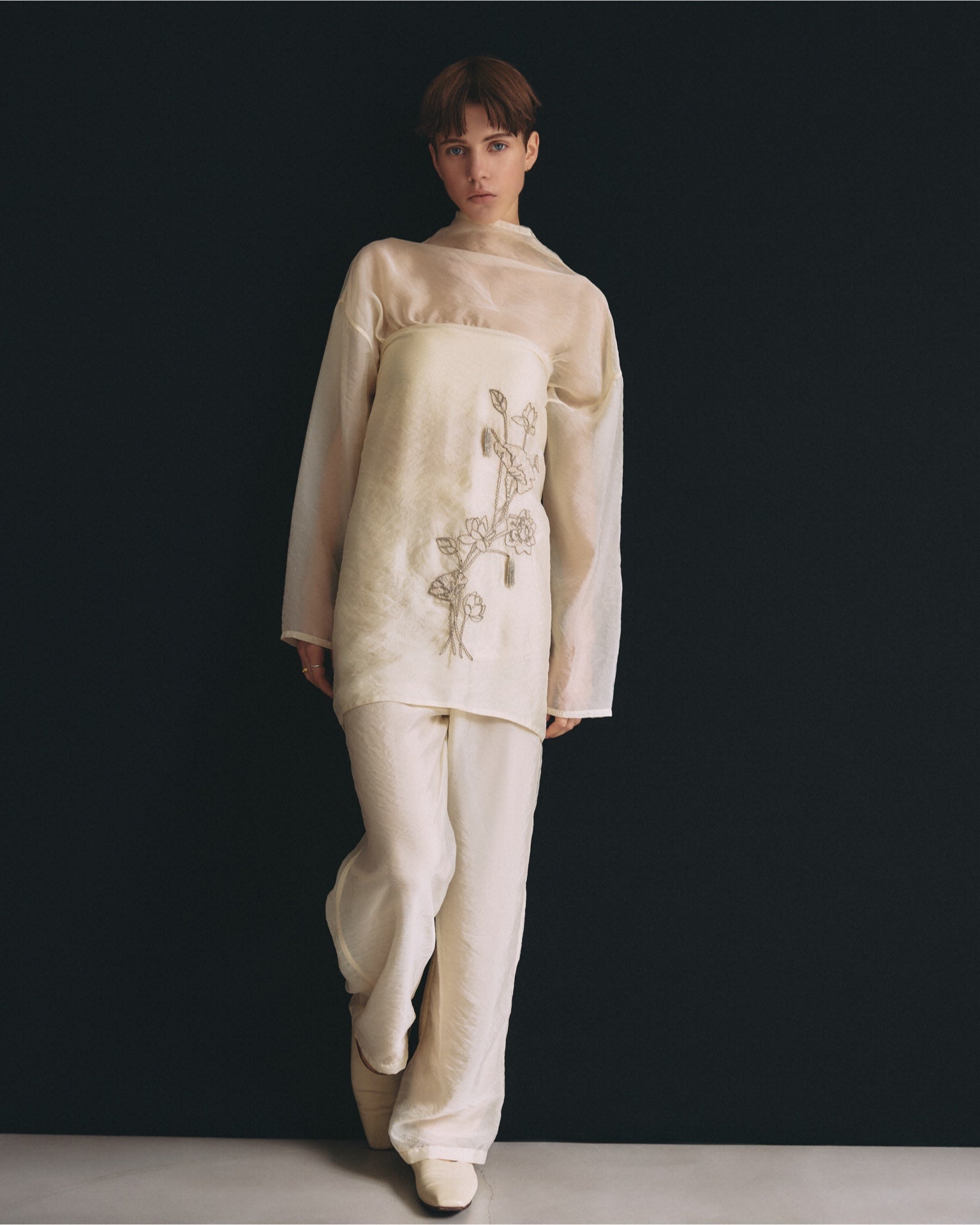 Sheer Decorative Blouse – JSELF