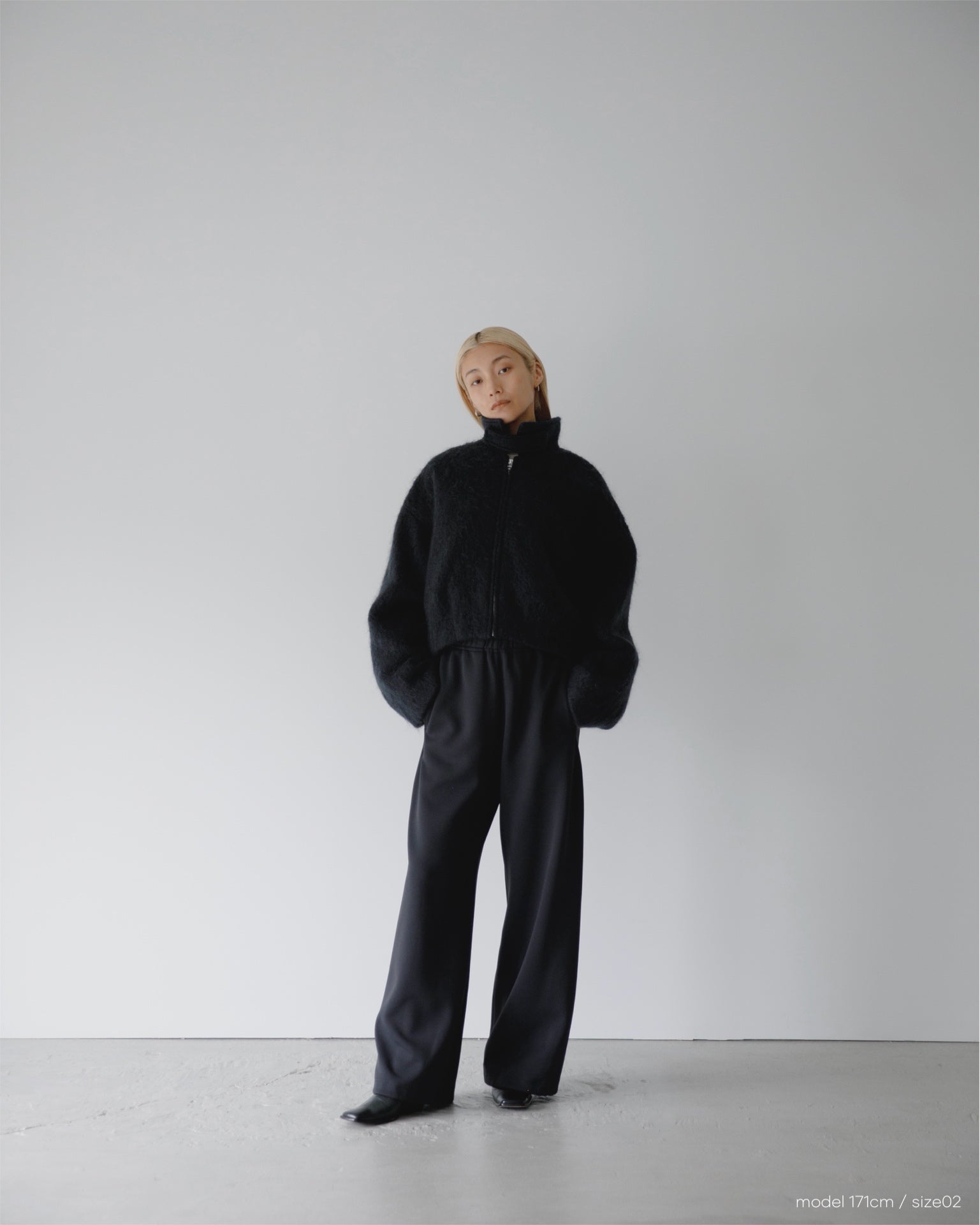 Mohair Shaggy Blouson – JSELF