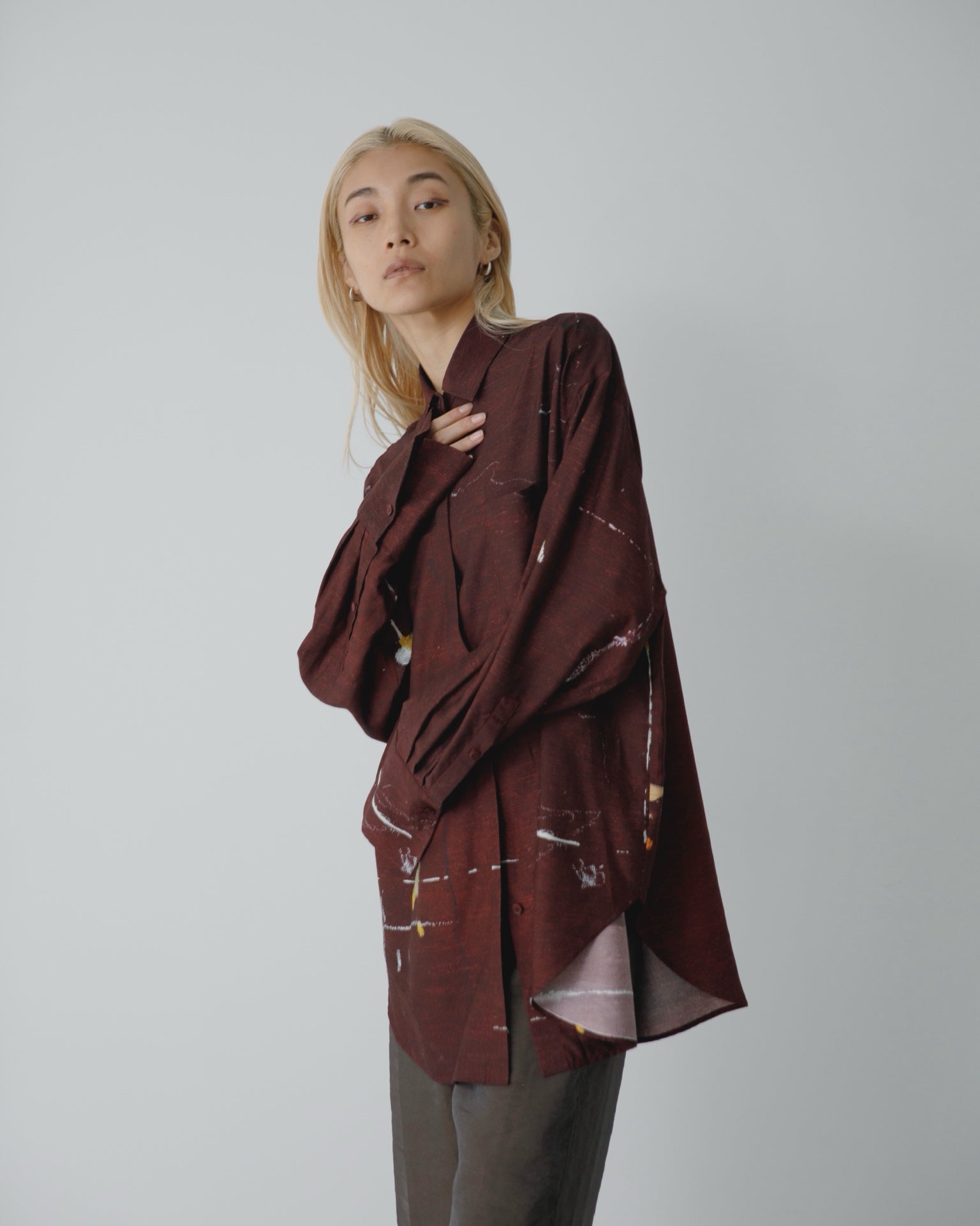 Print Silk Shirts -薫- – JSELF