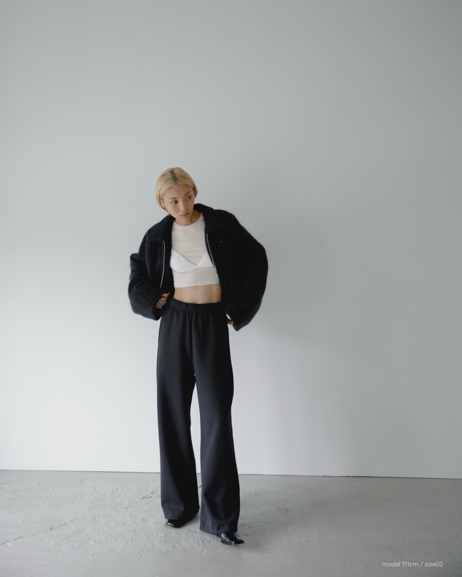 Mohair Shaggy Blouson – JSELF