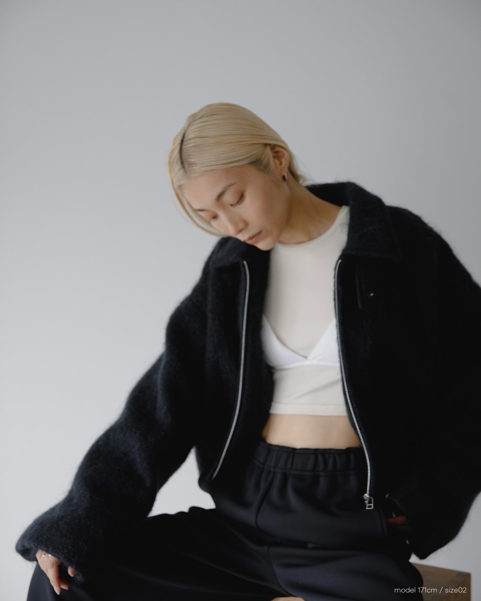 Mohair Shaggy Blouson – JSELF