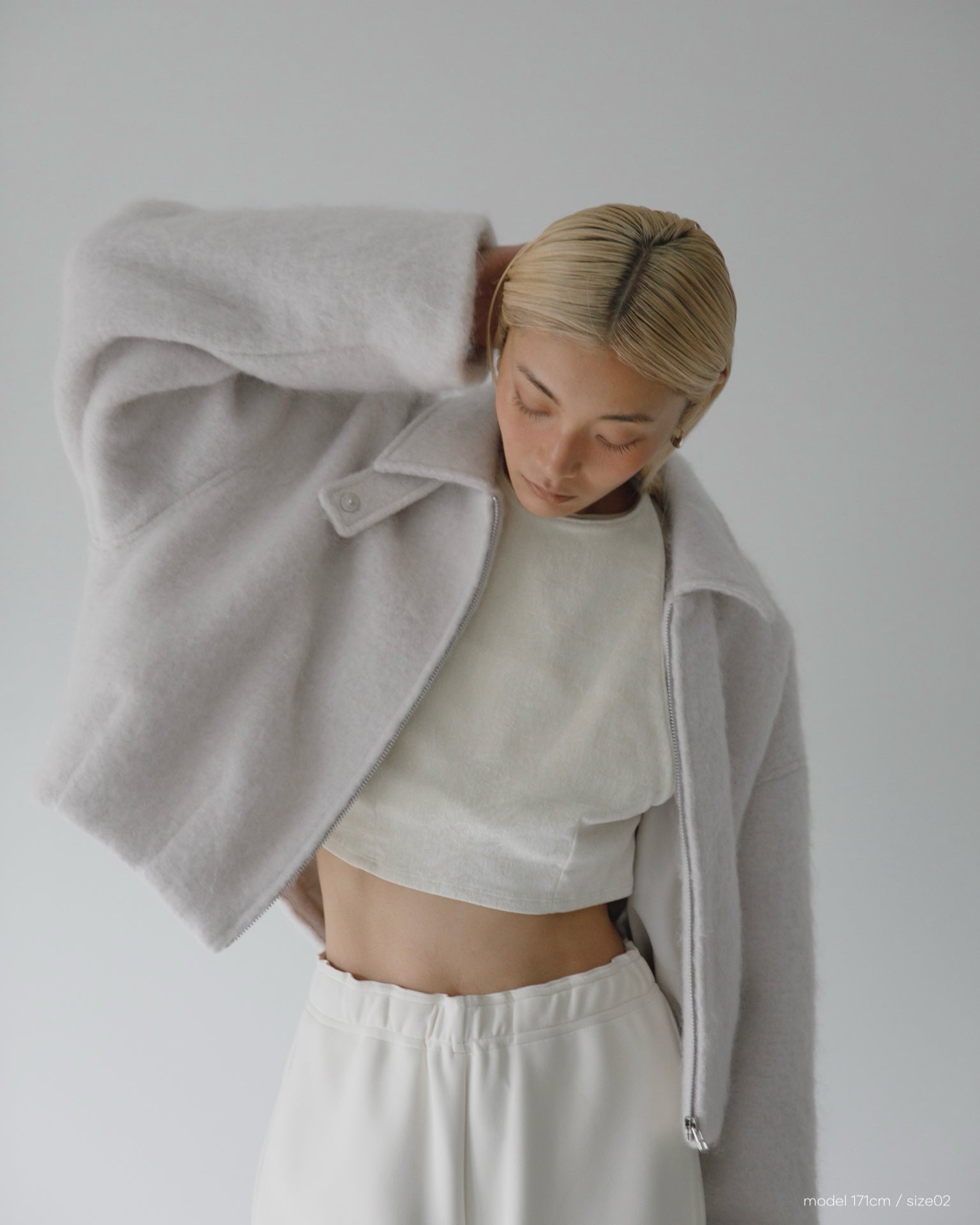 Mohair Shaggy Blouson – JSELF