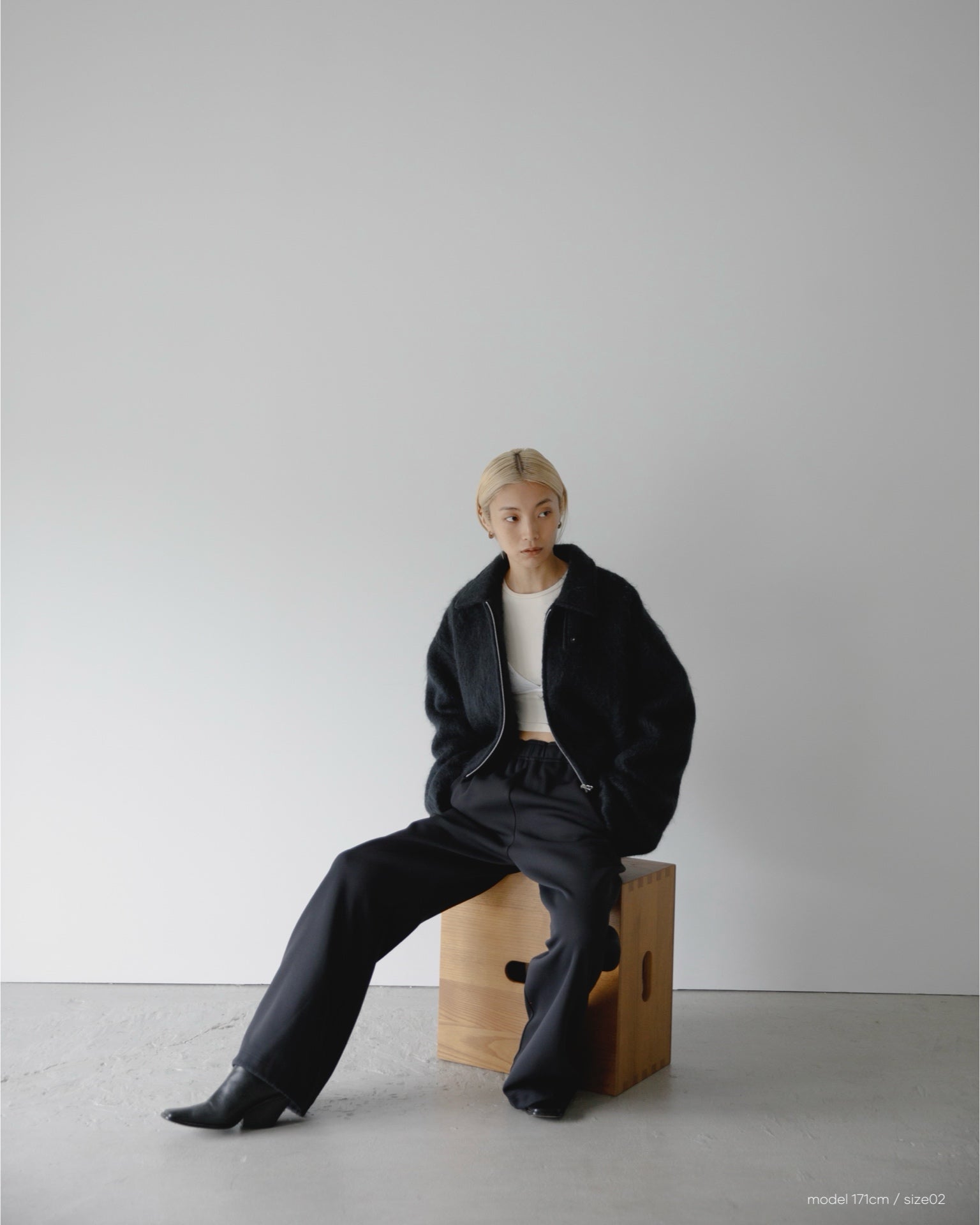 Mohair Shaggy Blouson – JSELF