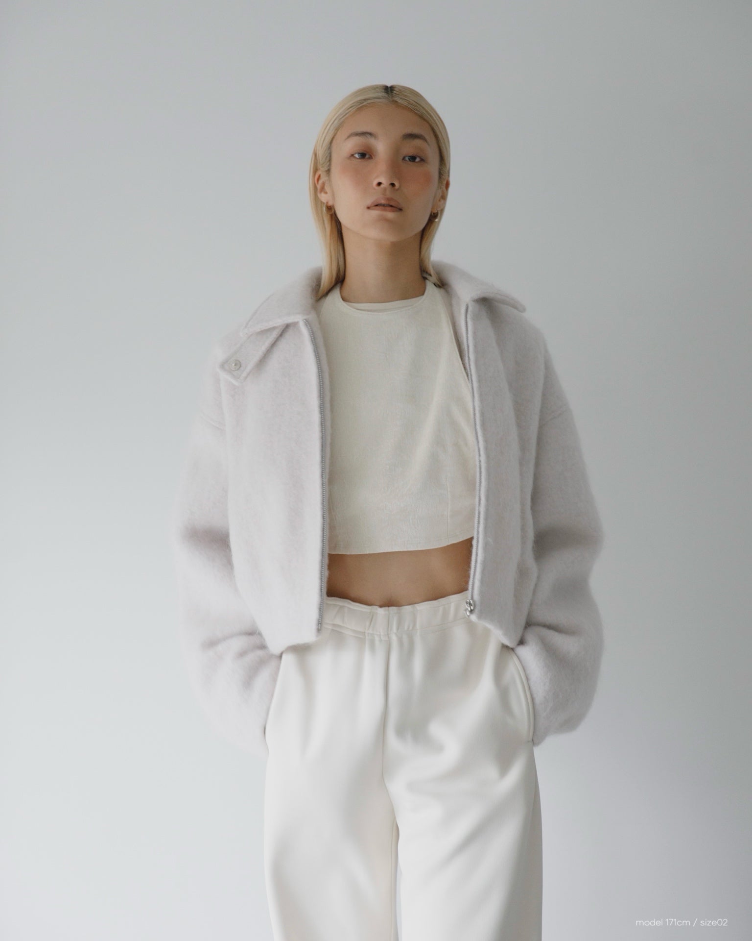 Mohair Shaggy Blouson – JSELF